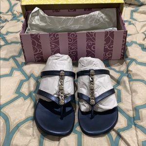Brighton Aruba Sapphire Soft Napa Sandals